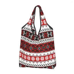 Shopping Bags Ukrainian Embroidery Bright Color Vyshyvanka And Designs Bag Women Big Grocery Ukraine Ethnic Shopper Tote