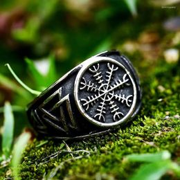 Cluster Rings 2023 Jewery Steel Soldier VikingJewelry Stainless Ring For Man