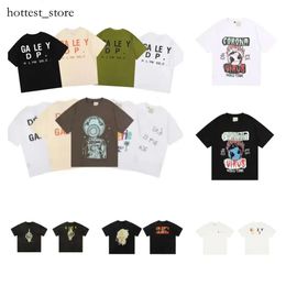 Designer Galleries Tee Depts T-shirts Casual Man Womens Tees Hand-painted Ink Splash Graffiti Letters Loose Short-sleeved Round Neck Clothes 468