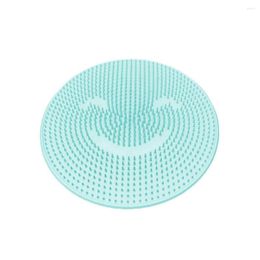 Bath Mats Lazy Wash Foot Massage Cushion Bathroom Strong Suction Cup Floor Shower Mat Silicone Non-Slip Back Pad