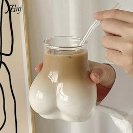 Mugs Cute Body Ass Butt S Glasses Coffee Milk Mug Beer Juice Wine Tea Whiskey Drinking Cup High Grade Party Funny Sex Gift 231124
