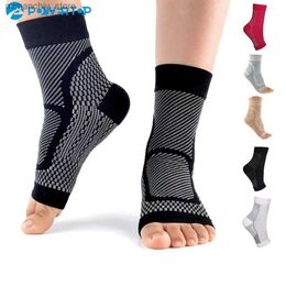 Ankle Support 1Pair Ank Brace Compression Seve Plantar Fasciitis Sock for Achils Tendonitis Joint Pain Heel Spur Pain Foot Arch Support Q231124