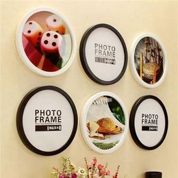 Modern Home Frames Round Po Frame Picture Wall Frame DIY Hanging Wall Po Holder Wall Mounted Po Holder Home Decor 201212277q