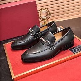 9 Model Top Quality Italian Men Dress Shoes Genuine Leather Slip on Wedding Office Party Designer Dress Shoes loafers Moccasins Brown Black Formal Oxford Shoes