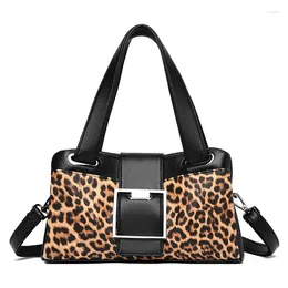 Evening Bags 2023 Fashion Pillow Women Handbags European Design Leopard Ladies Shoulder Female Girl Crossbody Bag