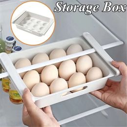 New Fridge Organizer Storage Box Refrigerator Drawer Type Egg Fruit Storage Box Kitchen Accessories Organizer Fridge Storage Shelf