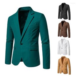 Men's Suits Suede Single-breasted Suit Men's Wedding Dress Blazers Deerskin Leather Jacket Blazer Men Clothing 5 Colour