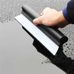 car Flexible Soft Silicone Wiper Window Cleaning Glass Scraper Handy Squeegee auto Blade Clean Scraping Film