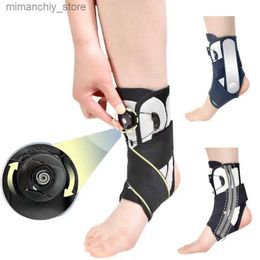 Ankle Support 1Pcs Spin Syst Ank Support Strap Brace Protector Stabilizer Foot Guard Sprain Ank Orthosis Bandage Wrap Joint Fixation Q231124