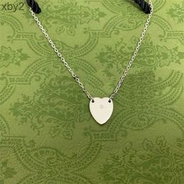 Pendant Necklaces Designer necklace heart pendant mens chains trendy jewlery cute fashion luxurious jewellery custom necklace womens elegance gold silver Colour l