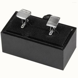 Jewellery Pouches 10 Pieces/lot Black Plastic Covering Paper Accessory Tie-Clip Cufflink Storage Display Box