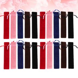 Gift Wrap 25 Pcs Cartucheras Para Drawstring Pen Bag Pens Sleeves Men Pouch Case