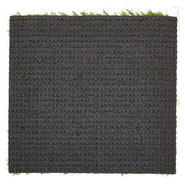 Table Mats Artificial Grass Mat Squares Fake Turf Patch For Decor Placemats Runner (12 X 12 In 4 Pack)