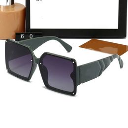 2023 oversized sunglasses for man designer brand sun glasses women men unisex Travelling sunglass black grey beach adumbral square american eyewear with box
