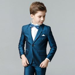 Suits Formal Boys Suit For Wedding Children White Party Blazers Pants Baptism Outfit Kids Costume Gentlemen Teenager Prom Tuxedos Set 230424