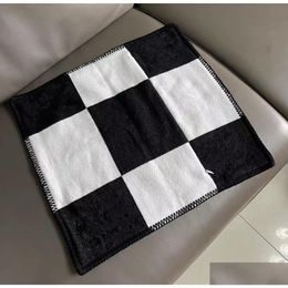 Cushion/Decorative Pillow Decorative Letter Pillow Cases Cloghet Soft Wool Plaid Sofa Fleece Knitted Ers Ht28429727 Drop Delivery Home Dhtl1