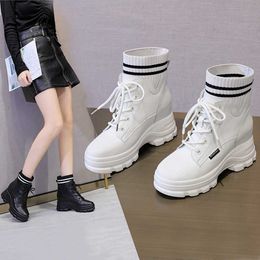 Boots Trendy Sunday Autumn and Winter Womens Shoes New Small Man Matsuke Thick Sole Inner Elevated Short Martins 230830