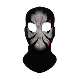 Party Hats Cosplay Balaclava Skull Ghost Mask Ski Skeleton Face Scarf Neck Gaiters for Unisex Motorcycle Cycling Outdoor 231124