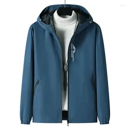 Men's Jackets 2023 Men Fashion Casual Spring Windproof Hooded Autumn Waterproof Breathable Lightweight Classics Jacket