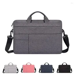 Briefcases 15.6inch Two Style Unisex Men Women Briefcase Bag Waterproof Laptop For Computer Shoulder Handbag 40#61