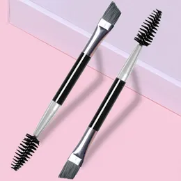 Makeup Brushes HEALLOR Sliver Gold Eyebrow Brush Spoolie And Angled Brow Eyelash Eye Beauty Tools