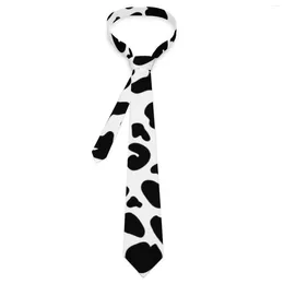 Bow Ties Cow Print Tie Farm Animal Business Neck Male Kawaii Funny Necktie Accessories High Quality Custom DIY Collar