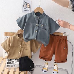 Clothing Sets Boys Clothes Summer Children Casual Shirts Shorts 2pcs Tracksuits For Baby 5 Years Beach Suit Kids Costume Toddler Outfits