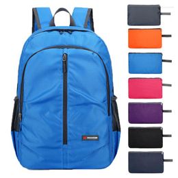 Storage Bags 20L Lightweight Foldable Waterproof Backpack Folding Bag For Women Men Travel Hiking 33 15 48cm