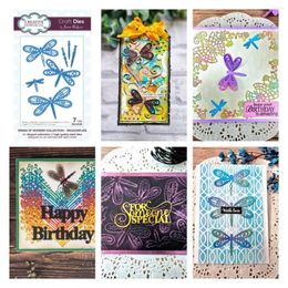 Gift Wrap Dragonflies Craft Cutting Die Arrival 2023 Metal Dies DIY Scrapbooking Card Paper Cards Handmade Sheets