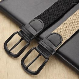 Belts Men'S Casual Woven Elastic Belt For Outdoor Rock Climbing Training Work Fashion Women'S Paired With Jeans