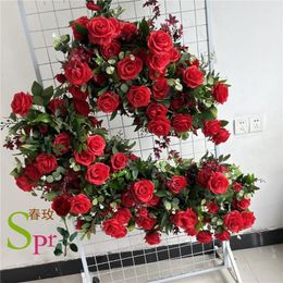Decorative Flowers SPR Supplies Artificial Plants Flower Ring Arrangement Reception Stage Mandap Wedding Arch Moon Gate