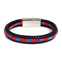 Bangle Wholesale Lots Bulk Charm Bracelets Stainless Steel Men Fashion Leather Jewelry For Man And Women Friendship