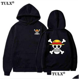 Men'S Hoodies Sweatshirts One Piece Men Women Fashion Luffy Plover Oversized Hoodie Sweats Kids Hip Hop Coat Boys Mens Clothing Su Dhudt