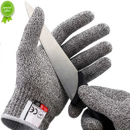 M/L/XL Level 5 Cut Proof Stab Gloves Universal Spandex Nylon Material Kitchen Butcher Cuts Glove Gardening Safety Gloves 1Pair