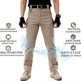 Other Sporting Goods Cargo IX9 Pants for Men Waterproof Stretch Casual Trousers Hombre Joggers Outdoor Climbing Fishing Pants Tactical Work Overalls 231123
