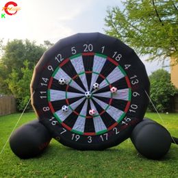 Free Ship Outdoor Activities commercial Exciting Inflatable Soccer Darts Board Sport Games Foot Darts For Sale