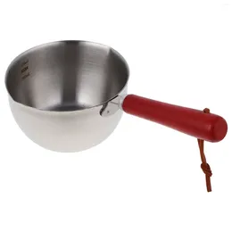 Pans Stainless Steel Pan Sauce Boil Pot Kitchen Cooking Utensils Pouring Butter Melting Cookware