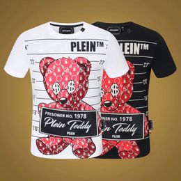 PLEINXPLEIN T SHIRT Mens Designer Tshirts Brand Clothing Rhinestone Skull Men T-shirts Classical High Quality Hip Hop Streetwear Tshirt Casual Top Tees PB 11320