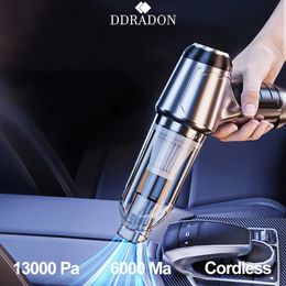 Vacuums 9000Pa Cordless Car Vacuum Cleaner Handheld Auto Wireless Mini Portable Vacuum Cleaner For Car Home Desktop Keyboard Cleaning 231123