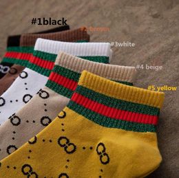 Black and white women's cotton socks style Personalised men's thin socks online popular fashion sports tide cotton socks