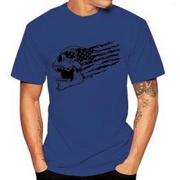 Men's T Shirts Men's Long Sleeve Fitted Independence Day Flag Print Two Stitched Spring/summer Leisure Sports Loose Tees Men