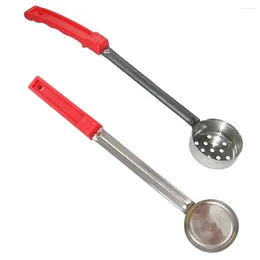 Spoons 2 Pcs Soup Pizza Sauce Kitchen Scoop Measuring Serving Ladle Stainless Steel Portion