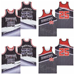 Basketball Treadwell High School Jersey Penny Hardaway 25 Shirt Moive HipHop College Stitched University Pullover Breathable Team Pinstripe Black Retro Man