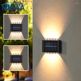 Wall Lamps LED Solar Light Waterproof Lights Outdoor Sunlight For Garden Street Landscape Balcony Lighting