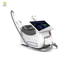 Picosecond laser tattoo removal diode laser hair removal 2 handles commercial and home use hair/tattoo removal beauty machine