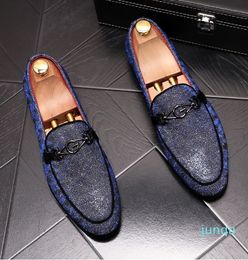 dress shoes Buckle Groom latest fashion Business design Footwear