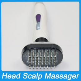 New EMS Scalp Massage Machine Head Massager Hair Growth Comb RF Microcurrent Vibration Relaxation Neck Head Physiotherapy Health Care Red Light Anti Hair Loss