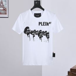 PLEIN BEAR T SHIRT Mens Designer Tshirts Brand Clothing Rhinestone PP Skull Men T-SHIRT ROUND NECK SS SKULL WITH CRYSTALS Hip Hop Tshirt Top Tees 161226