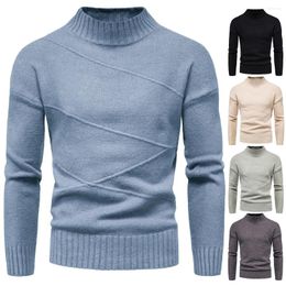 Men's Sweaters Man's Vintage Sweater Autumn Clothing Pullovers Oversize Sweatshirt Elegant Knitwear Korean Fashion Harajuku Turtleneck