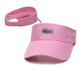 New letter sun hat sunscreen UP50+ no top hat round square pink white sky blue black men and women couple gift sports easy to carry A073